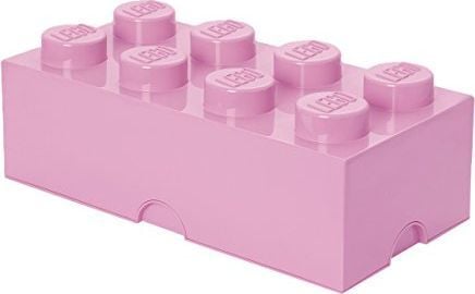 Room Copenhagen LEGO Storage Brick 8, Lager boks, Rosa, Monokromatisk, Rektangulær, Polypropylen (PP), 500 mm