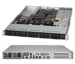 Supermicro SC116 AC2-R706WB2 - Rackmonterbar 1U - forbedret og utvidet ATX - SATA/SAS/PCI Express - hot-swap 750 watt - svart - USB