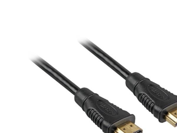 Sharkoon - HDMI-kabel med Ethernet - HDMI hann til HDMI hann - 2 m - hvit