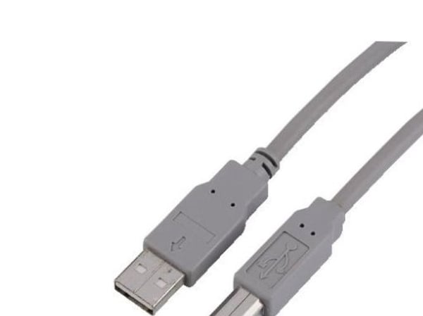 Sharkoon - USB-kabel - USB-type B (hann) til USB (hann) - USB 2.0 - 0.5 m - grå