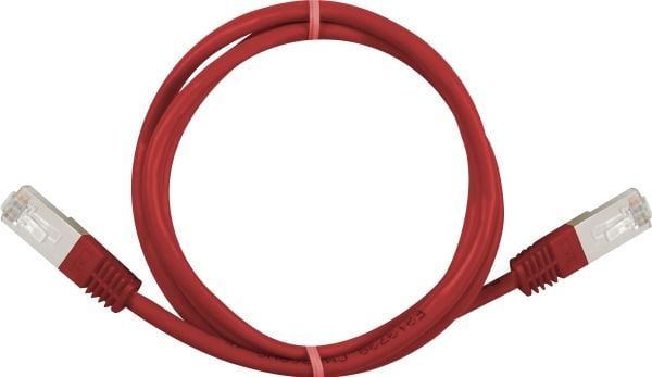 Sharkoon - Koblingskabel - RJ-45 (hann) til RJ-45 (hann) - 10 m - SF/UTP - CAT 5e - rød