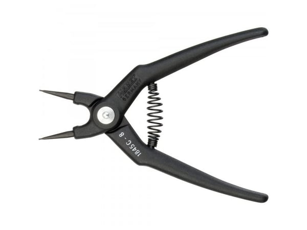 HAZET 1845C-8, Pyöröpihdit, musta, 14 cm, 50 g, Saksaa