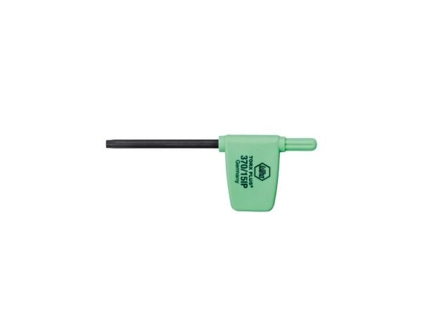 Wiha 27619, L-torx-nøkkel, 10IP, Sort, Grønn, Kromvanadiumstål, 74 mm, 24 mm