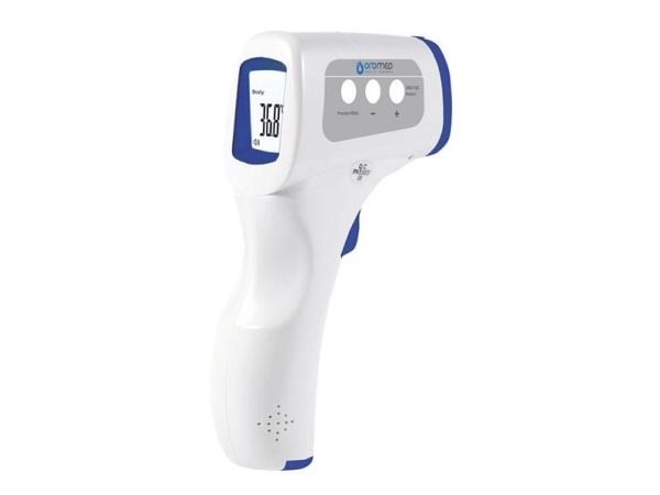 Oromed ORO-T60 PERFECT, Fjernmålingstermometer, Blå, Hvit, Universell, Knapper, °C,°F, Kroppstemperatur