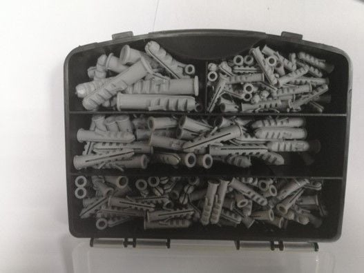 Work-it Work>it® assorterade pluggar i sortimentskasse med 230 delar
