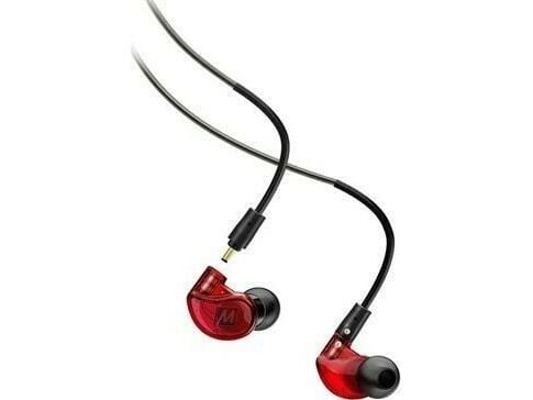 MEE audio M6 PRO, Koblet med ledninger (ikke trådløs), Audiofil, 20 - 20000 Hz, Hodetelefoner, Rød