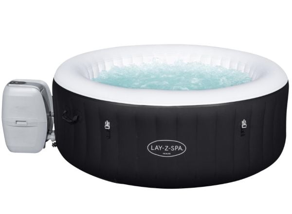 Bestway 60001, Sort, Grå, Hvid, 669 L, Rund, 4 person(er), 40 °C, 2 °C/t