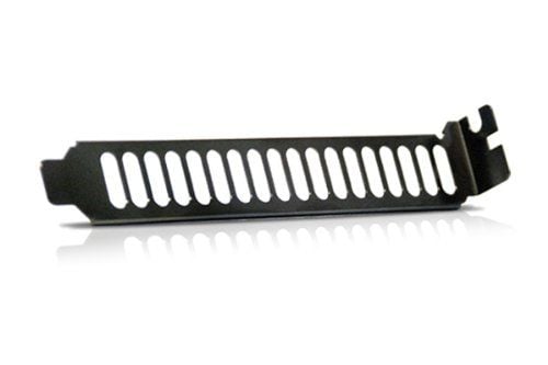 SilverStone Aero Slots - Slukningspanel for systemfordeling - sort - 12 cm