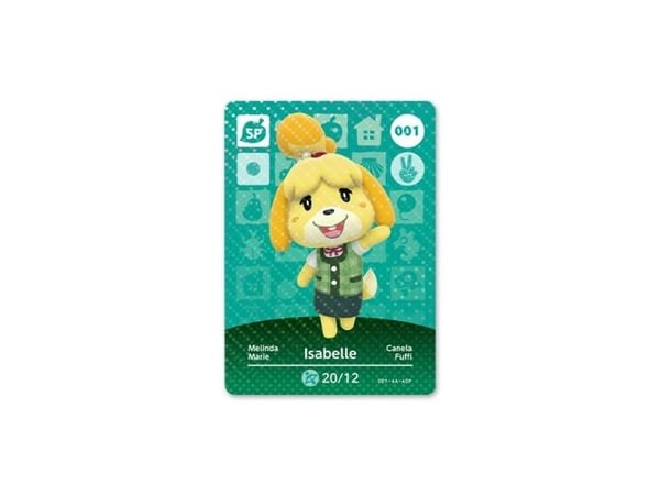 Nintendo Amiibo Carte Animal Crossing Serie 1, 3 kpl, Laatikko, Japani, 3 g, 68 mm, 1 mm