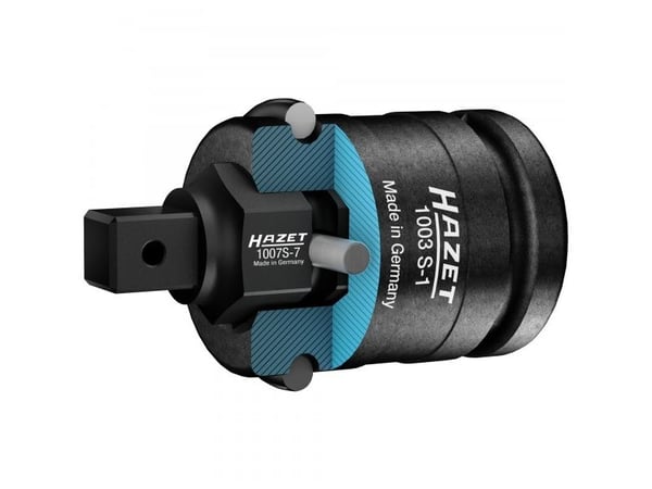 HAZET 1007S-7/4, Connector, Svart, 1 hoder, 3/4", Metrisk, 20 mm