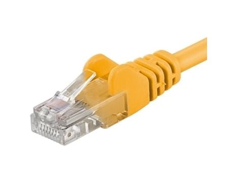 PremiumCord Patch 6 UTP 1.5m YL, 1,5 m, Cat6, U/UTP (UTP), RJ-45, RJ-45