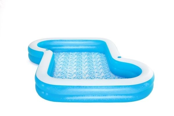 Bestway 54321, 1207 l, Oppblåsbart basseng, Barn og voksne, Blå, Hvit, 5,82 kg