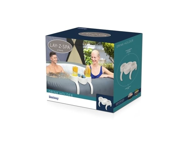 Bestway 60306, Drikkebrett/-holder, Bestway, Hvit, 232 mm, 350 mm, 205 mm