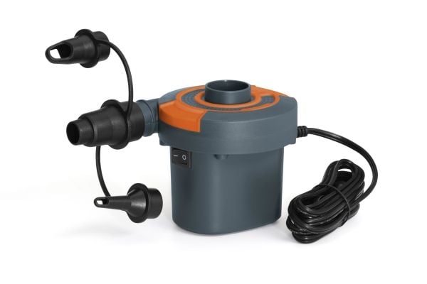 Bestway 62142, Gummibåt, 0,032 stang, 490 l/min, Sort, Grå, EMC/LVD/E-MARK/CB/ROHS, AC, Cigartenner/lighter