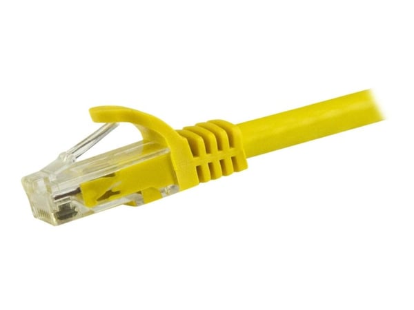 Startech 1.5m CAT6 Ethernet Cable, 10 Gigabit Snagless RJ45 650MHz 100W PoE Patch Cord, CAT 6 10GbE UTP Network Cable w/Strain Relief, Yellow, Wiri...