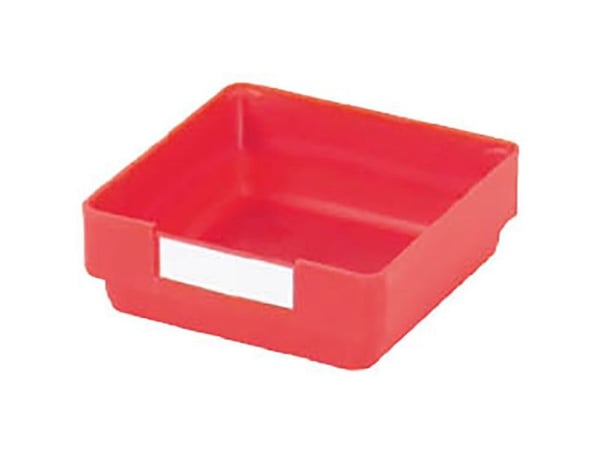Plastkasse 075x075 for skuffehøjde 100 mm