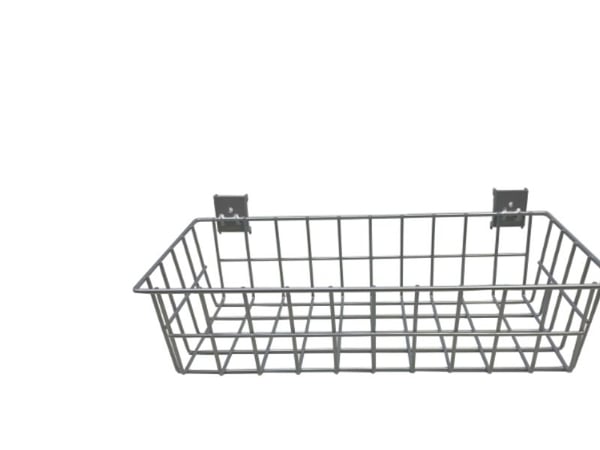 Trådkurv 385x180x100 1-pk Ral 9006