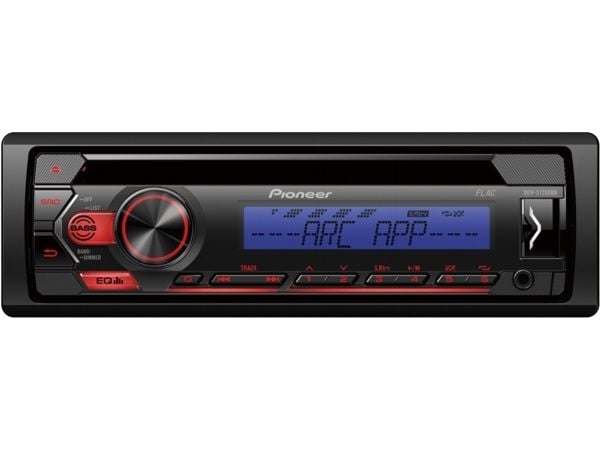 Pioneer DEH-S120UBB - Vogn - CD-mottaker - i instrumentbordet - Enkelt-DIN - 50 watt x 4
