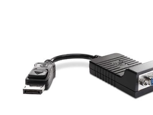 HP - Videokonverter - DisplayPort - VGA - for Elite t655; EliteBook 8470; Pro 260 G9, t550; Workstation Z4 G5, Z6 G5; ZBook 17 G4