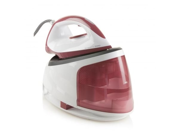 Domo DO7114S, 2400 W, Keramisk strykesåle, 5 stang, 1,2 l, 120 g/min, Rosa, Hvit