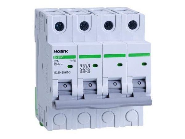 Noark Ex9IP 4P 32A kytkentäkoskettimet 101763