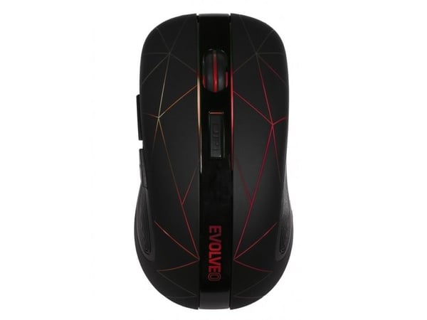 Evolveo WM430, Ambidextrous, RF Trådlös, 1600 DPI, Svart