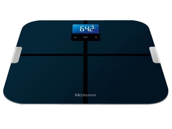 Medisana BS 440, Elektronisk personvekt, 180 kg, Blå, 180 kg, kg, lb, ST, firkant