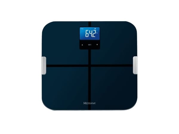 Medisana BS 440, Elektronisk personvekt, 180 kg, Blå, 180 kg, kg, lb, ST, firkant