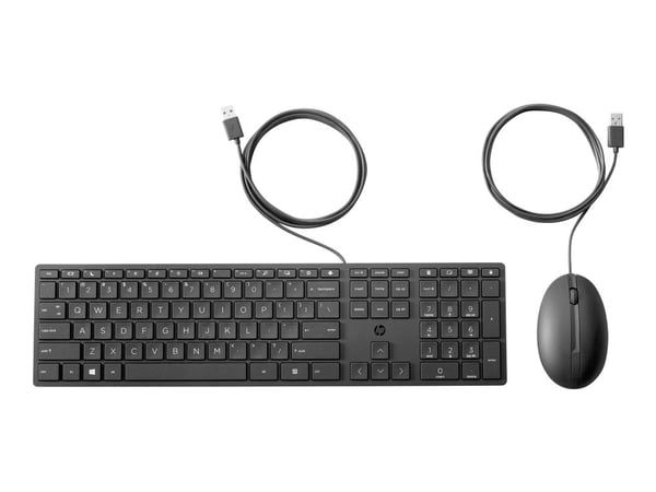 HP Desktop 320MK - Tastatur- og mussett - for HP 246 G7, 340 G7; EliteBook 830 G6; ProBook 440 G7, 445 G6, 455 G6, 635, 645 G4
