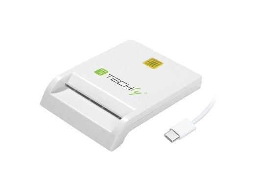 Techly I-CARD-CAM-USB2TYC, USB 2.0, 1,5 m, valkoinen