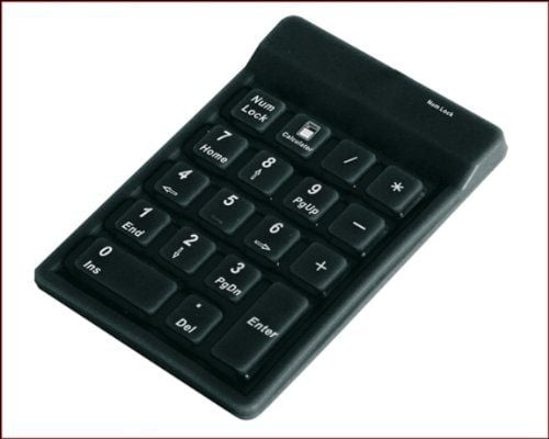 KeySonic ACK-118BK, USB, 18, Universal, Svart