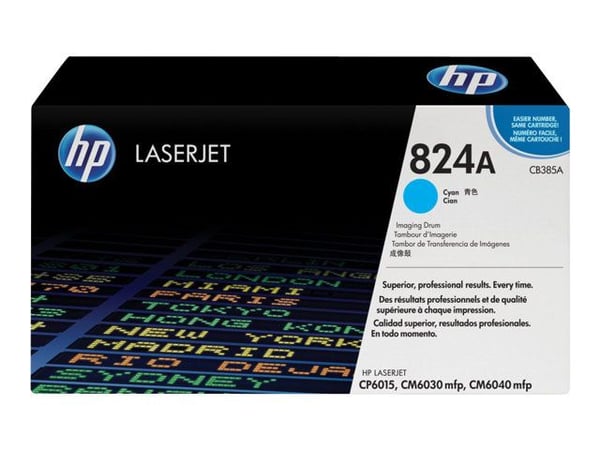HP 824A - syaani - alkuperäinen - trombipakkaus - Color LaserJet CL2000, CM6030, CM6040, CP6015 -malleihin