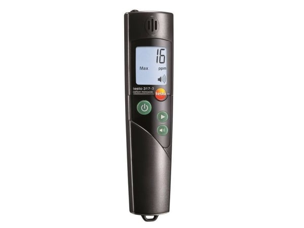 Testo 0632 3173, Karbonmonoksid (CO), Koblet med ledninger (ikke trådløs), Innfelt, Batteri, Alkalinsk, AAA