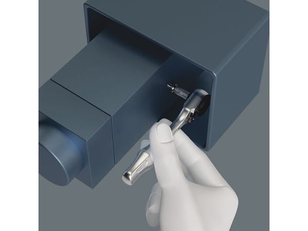 Wera 8005, Stål, 1 stk, Grå, Grå, 1/4", 102 g