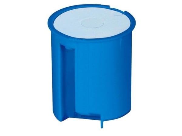 Simet infälld dosa för vägglampa 35 mm blå Z-32 34010203 (30 st.)