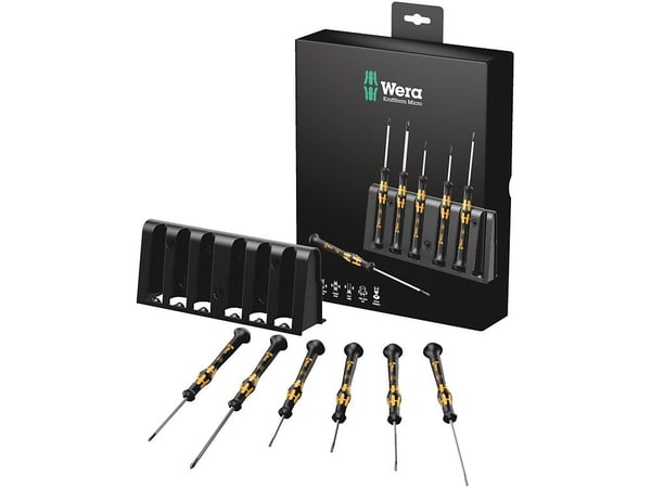 Wera 1578 A/6 ESD, plast, svart/gul