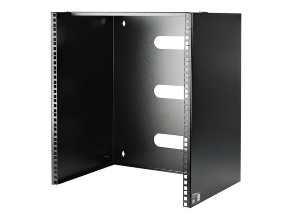 StarTech.com WALLMNT12, Seinään asennettava laitekehikko, 12U, 56,7 kg, 8,7 kg, Musta