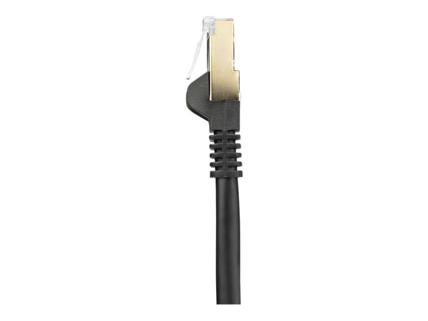 StarTech.com 7m CAT6A Ethernet-kaapeli, 10 Gigabit Shielded Snagless RJ45 100W PoE Patch Cord, CAT 6A 10GbE STP verkkokaapeli w/Strain Relief, must...