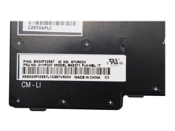 Lenovo - Kannettavat udskiftningstastatur - med Trackpoint, UltraNav - italiansk - FRU - for ThinkPad E48X; E49X; L380; L380 Yoga; L390; L390 Yoga;...