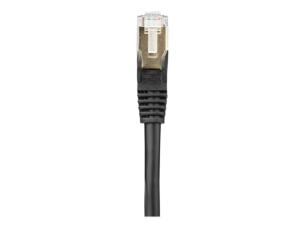 Startech 10m CAT6A Ethernet Cable, 10 Gigabit Shielded Snagless RJ45 100W PoE Patch Cord, CAT 6A 10GbE STP Network Cable w/Strain Relief, Black, UL...