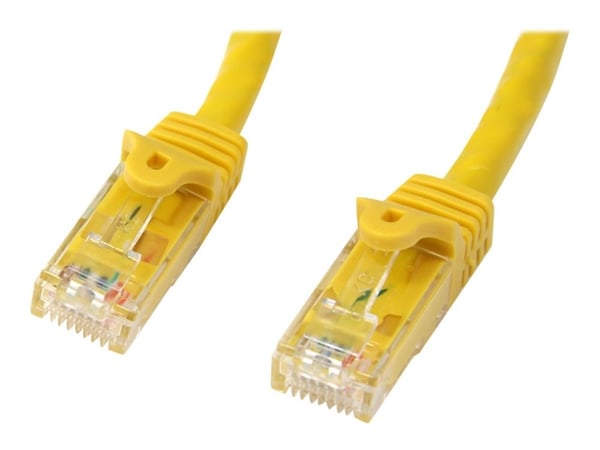 Startech 1m CAT6 Ethernet Cable, 10 Gigabit Snagless RJ45 650MHz 100W PoE Patch Cord, CAT 6 10GbE UTP Network Cable w/Strain Relief, Yellow, Wiring...