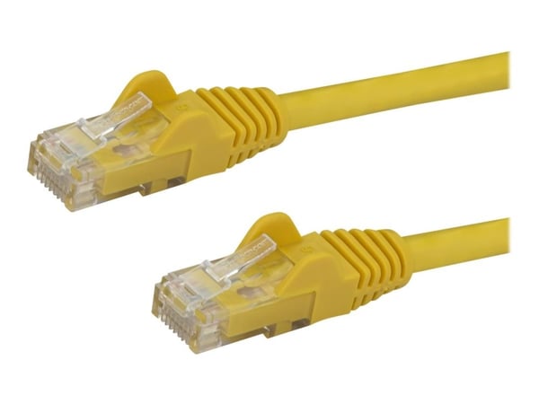 Startech 3m CAT6 Ethernet Cable, 10 Gigabit Snagless RJ45 650MHz 100W PoE Patch Cord, CAT 6 10GbE UTP Network Cable w/Strain Relief, Yellow, Wiring...