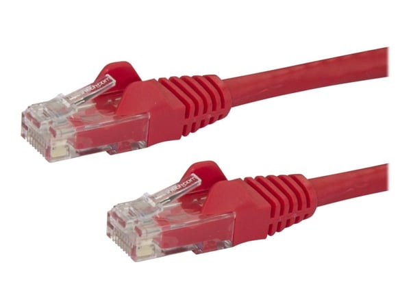 StarTech.com N6PATC2MRD, 2 m, Cat6, U/UTP (UTP), RJ-45, RJ-45, Punainen