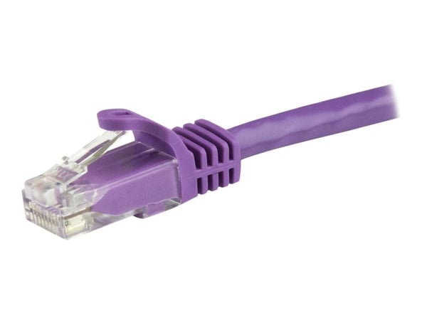 StarTech.com 1.5m CAT6 Ethernet-kaapeli, 10 Gigabit Snagless RJ45 650MHz 100W PoE Patch Cord, CAT 6 10GbE UTP Network Cable w/Strain Relief, Purple...
