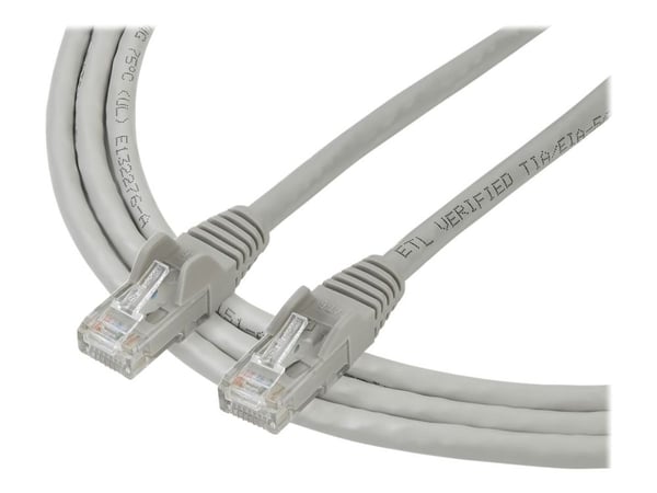 StarTech.com 2m CAT6 Ethernet Cable, 10 Gigabit Snagless RJ45 650MHz 100W PoE Patch Cord, CAT 6 10GbE UTP Network Cable w/Strain Relief, Grey, Wiri...