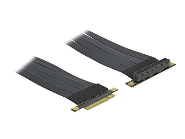 Delock Riser Card PCI Express x8 to x8 with flexible cable - Stigekort Delock Riser Card PCI Express x8 to x8 with flexible cable - Stigekort
