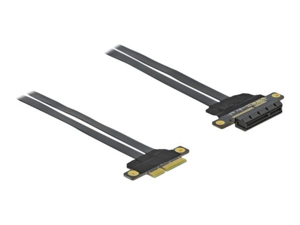 Delock PCI Express x4 til x4 med fleksibel kabel - Utvidelseskort