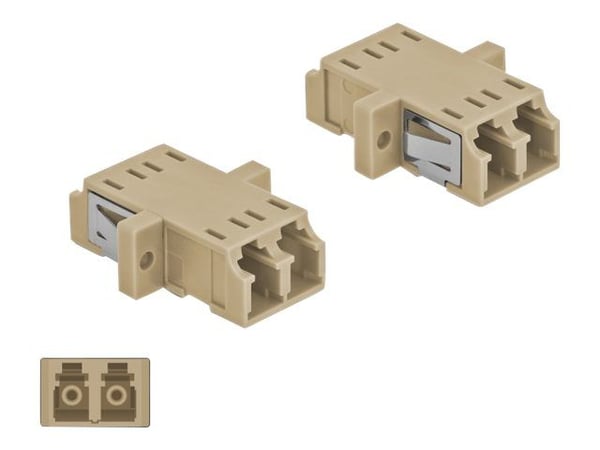 DeLOCK 86535, LC, Naaras/naaras, OM2, Beige, Monitila, Keraaminen
