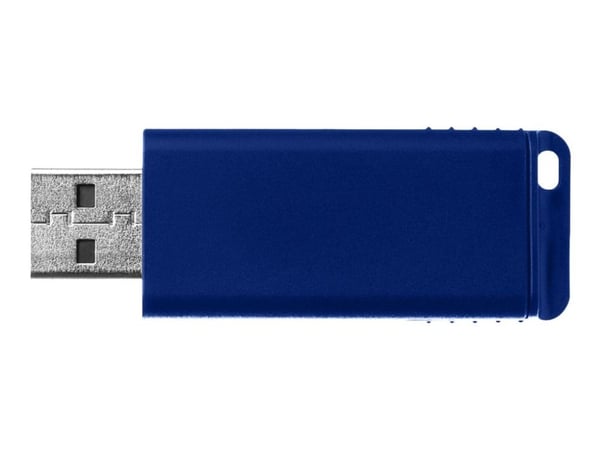 Verbatim Slider - USB-flashstasjon - 32 GB - USB 2.0 - blå, rød (en pakke 2)