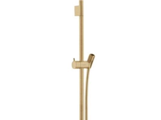 HG Unica'S Puro skyvestang - 65 cm med dusjslange 160 cm, Børstet bronse